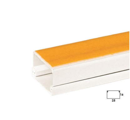  25 X 16 Kablo Kanalı Yapışkanlı