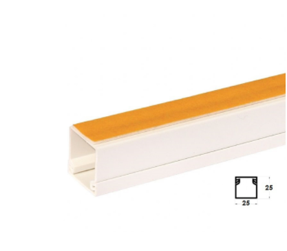  25 X 25 Kablo Kanalı Yapışkanlı
