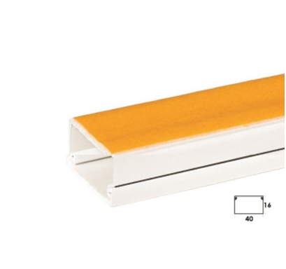  40 X 16 Kablo Kanalı Yapışkanlı