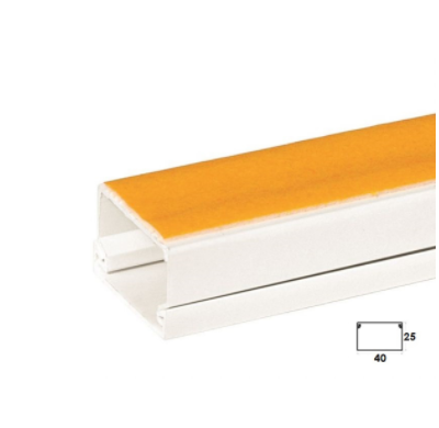  40 X 25 Kablo Kanalı Yapışkanlı