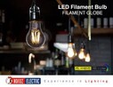 LED AMPUL FLAMENT 8W SARI IŞIK - Thumbnail