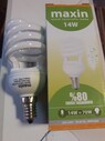 MAXİN - MAXİN E/14 DUY TASARRUFLU LAMBA 14W 2700 K SARI IŞIK MAXİN - MAXİN E/14 DUY TASARRUFLU LAMBA 14W 2700 K SARI IŞIK