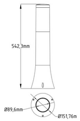 ORKİDE-2 BAHÇE ARMATÜRÜ BEYAZ