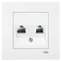 VİKO - VİKO KARRE BEYAZ DATA-NUMERİS PRİZ (RJ45-RJ11) VİKO - VİKO KARRE BEYAZ DATA-NUMERİS PRİZ (RJ45-RJ11)