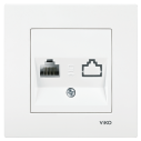 VİKO - VİKO KARRE BEYAZ TEKLİ DATA PRİZİ (RJ45) CAT/6 VİKO - VİKO KARRE BEYAZ TEKLİ DATA PRİZİ (RJ45) CAT/6